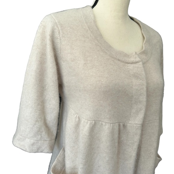Demylee Sz XS 100% Cashmere Cardigan Sweater Pockets SO SOFT Oversized - Picture 4 of 9